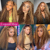 Highlight Wig Human Hair Ombre HD Lace Wig 13x6 Human Hair Deep Wave Frontal Wig Brazilian 13x4 Water Wave Curly Wigs For Women - MAGUSTA BEAUTY
