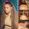 Highlight Wig Human Hair Ombre HD Lace Wig 13x6 Human Hair Deep Wave Frontal Wig Brazilian 13x4 Water Wave Curly Wigs For Women - MAGUSTA BEAUTY