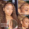 Highlight Wig Human Hair Ombre HD Lace Wig 13x6 Human Hair Deep Wave Frontal Wig Brazilian 13x4 Water Wave Curly Wigs For Women - MAGUSTA BEAUTY
