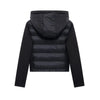 Hooded Patchwork Padded Jacket Coat with Pockets for Women, Long Sleeve, Front Zipper, Female Outerwear, Chic Tops, Fashion - MAGUSTA BEAUTY