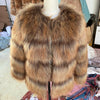 HOOOFUR Faux Fur Coat Women's Jacket Winter Fashion Warm Thick Fox Raccoon Leather Brown Plus Size Especially Fake Fur Cold Coat - MAGUSTA BEAUTY