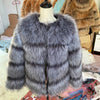 HOOOFUR Faux Fur Coat Women's Jacket Winter Fashion Warm Thick Fox Raccoon Leather Brown Plus Size Especially Fake Fur Cold Coat - MAGUSTA BEAUTY