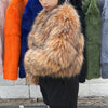 HOOOFUR Faux Fur Coat Women's Jacket Winter Fashion Warm Thick Fox Raccoon Leather Brown Plus Size Especially Fake Fur Cold Coat - MAGUSTA BEAUTY