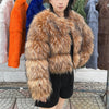 HOOOFUR Faux Fur Coat Women's Jacket Winter Fashion Warm Thick Fox Raccoon Leather Brown Plus Size Especially Fake Fur Cold Coat - MAGUSTA BEAUTY