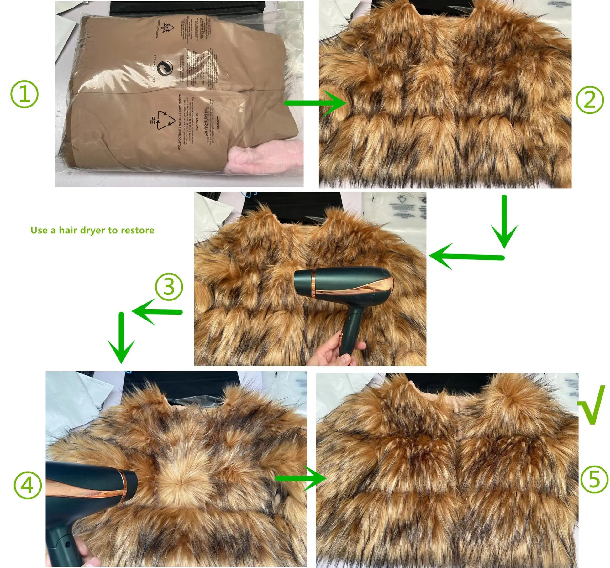 HOOOFUR Faux Fur Coat Women's Jacket Winter Fashion Warm Thick Fox Raccoon Leather Brown Plus Size Especially Fake Fur Cold Coat - MAGUSTA BEAUTY