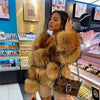 HOOOFUR Faux Fur Coat Women's Jacket Winter Fashion Warm Thick Fox Raccoon Leather Brown Plus Size Especially Fake Fur Cold Coat - MAGUSTA BEAUTY