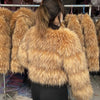HOOOFUR Faux Fur Coat Women's Jacket Winter Fashion Warm Thick Fox Raccoon Leather Brown Plus Size Especially Fake Fur Cold Coat - MAGUSTA BEAUTY