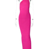 Hugcitar One Shoulder Backless Adjustable Scarf Loop Ruched Sexy Maxi Dress Women Elegant Y2K Streetwear Festival Outfit - MAGUSTA BEAUTY