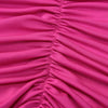 Hugcitar One Shoulder Backless Adjustable Scarf Loop Ruched Sexy Maxi Dress Women Elegant Y2K Streetwear Festival Outfit - MAGUSTA BEAUTY