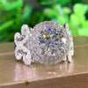 Huitan Aesthetic Design Women's Wedding Rings with Brilliant Cubic Zirconia Stone Graceful Proposal Engage Rings Fashion Jewelry - MAGUSTA BEAUTY