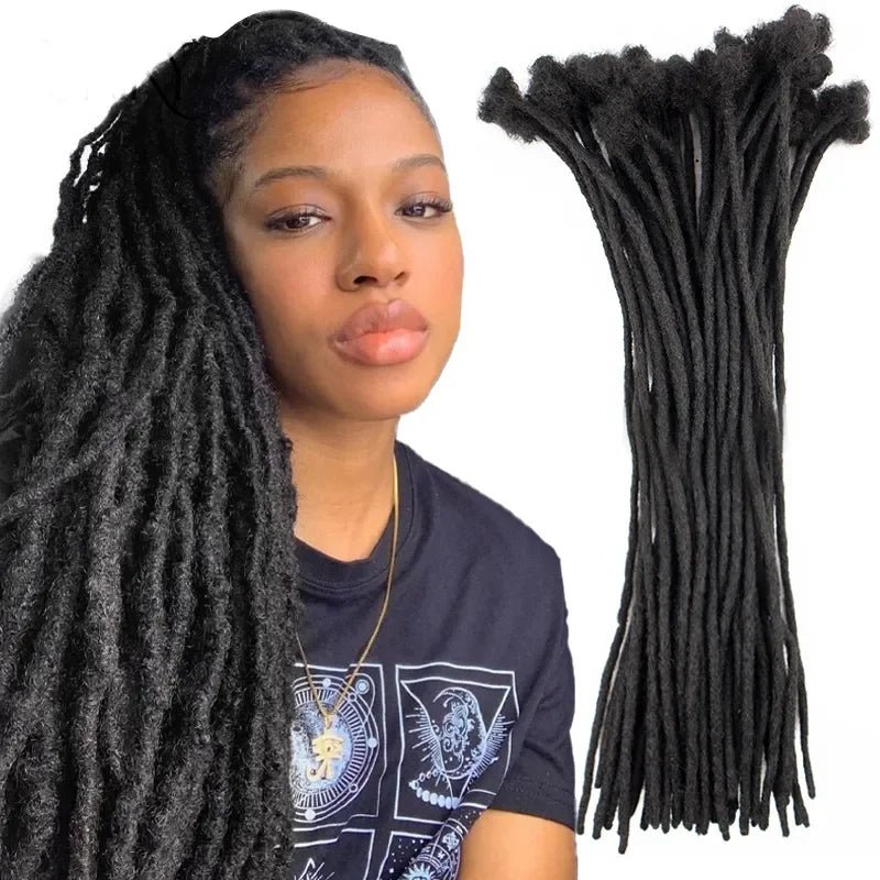 Human Hair Dreadlock Extentions Deep Goddess Human Hair Dread Loc Color Goddess Braids Hair For Black Goddes Loc Youmay Virgin - MAGUSTA BEAUTY