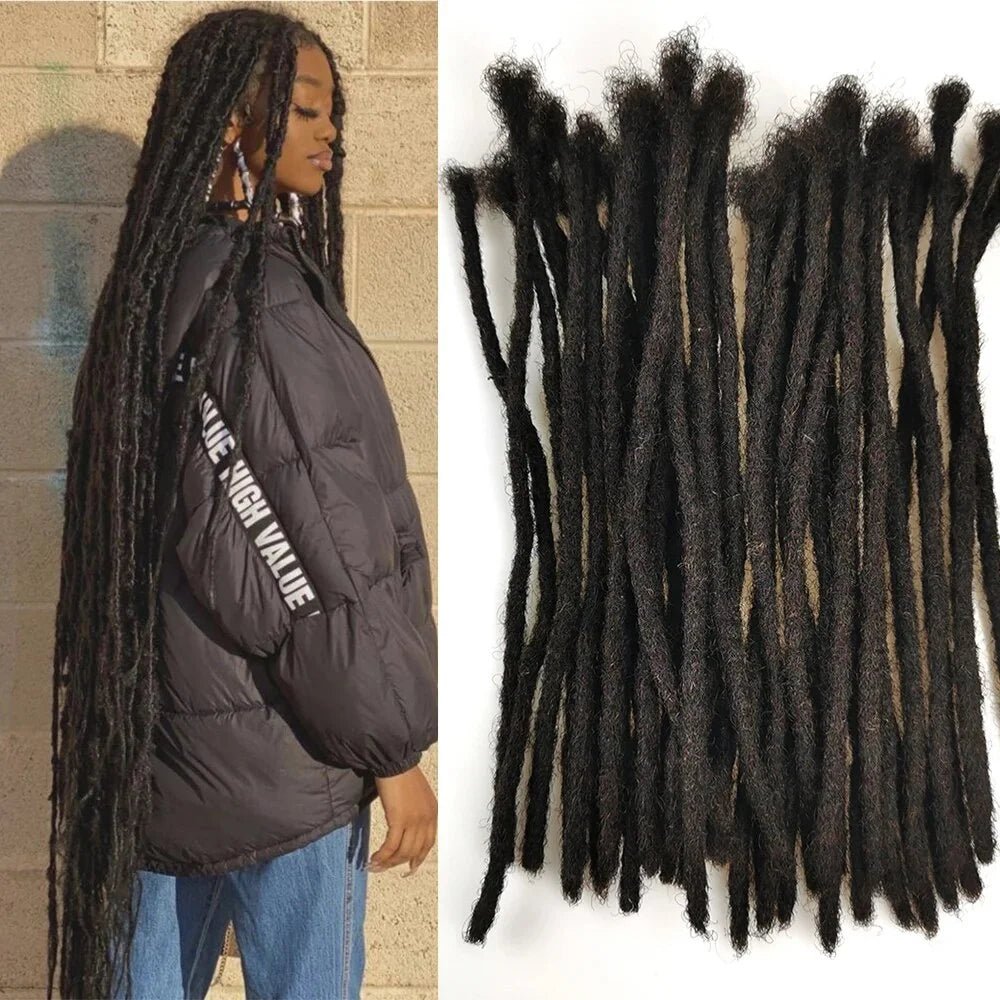 Human Hair Dreadlock Extentions Deep Goddess Human Hair Dread Loc Color Goddess Braids Hair For Black Goddes Loc Youmay Virgin - MAGUSTA BEAUTY