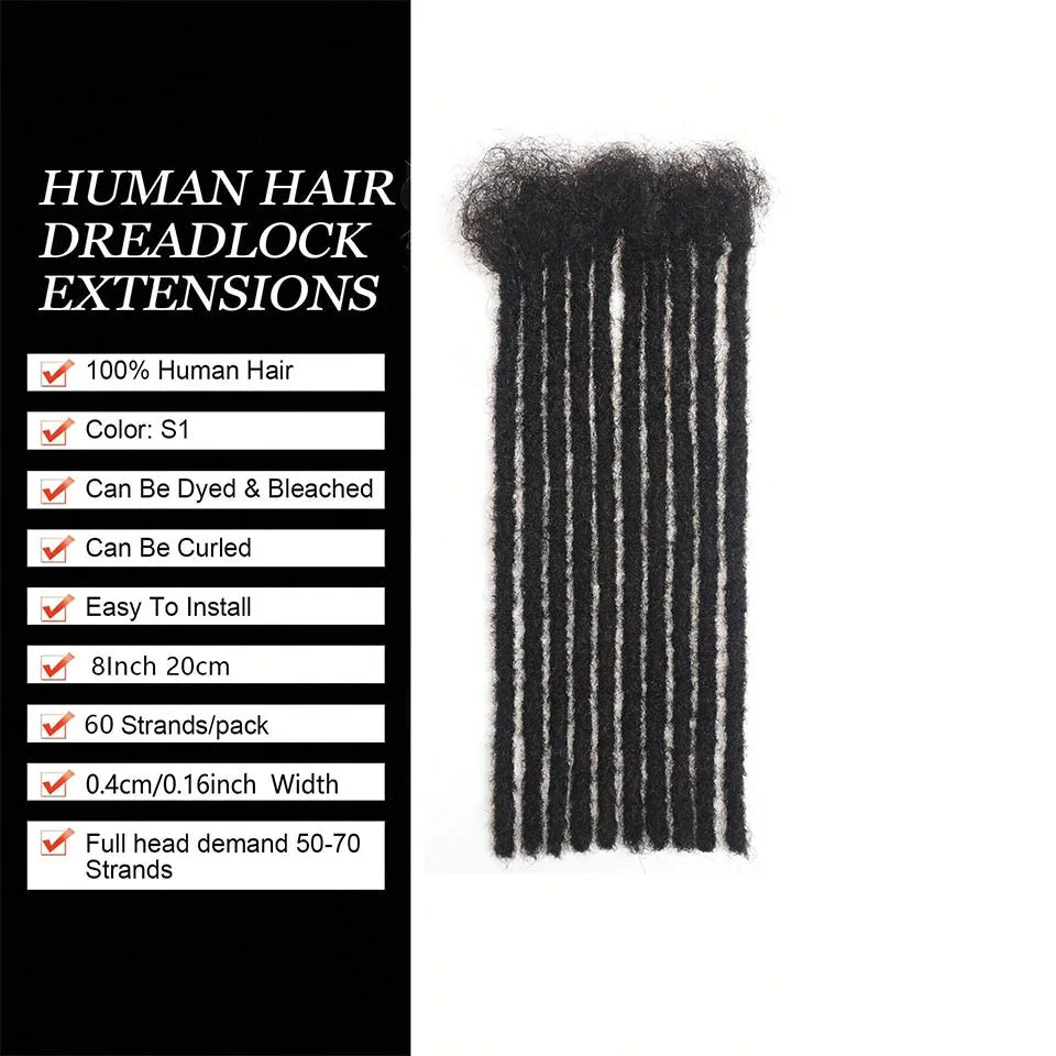 Human Hair Dreadlock Extentions Deep Goddess Human Hair Dread Loc Color Goddess Braids Hair For Black Goddes Loc Youmay Virgin - MAGUSTA BEAUTY