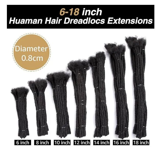 Human Hair Dreadlock Extentions Deep Goddess Human Hair Dread Loc Color Goddess Braids Hair For Black Goddes Loc Youmay Virgin - MAGUSTA BEAUTY