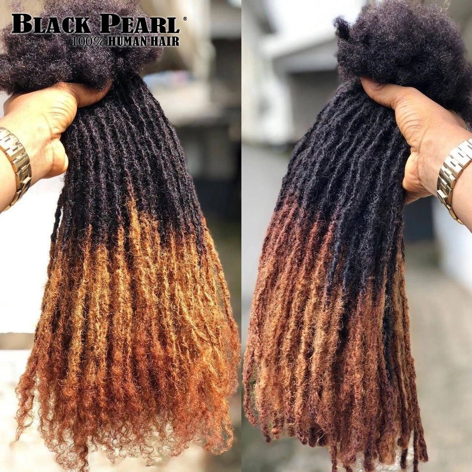 Human Hair Dreadlocks Loc Extensions Kinky Straight 100% Human Hair Dreadlocks Extensions 100% Human Hair Dreadlock Extensions - MAGUSTA BEAUTY