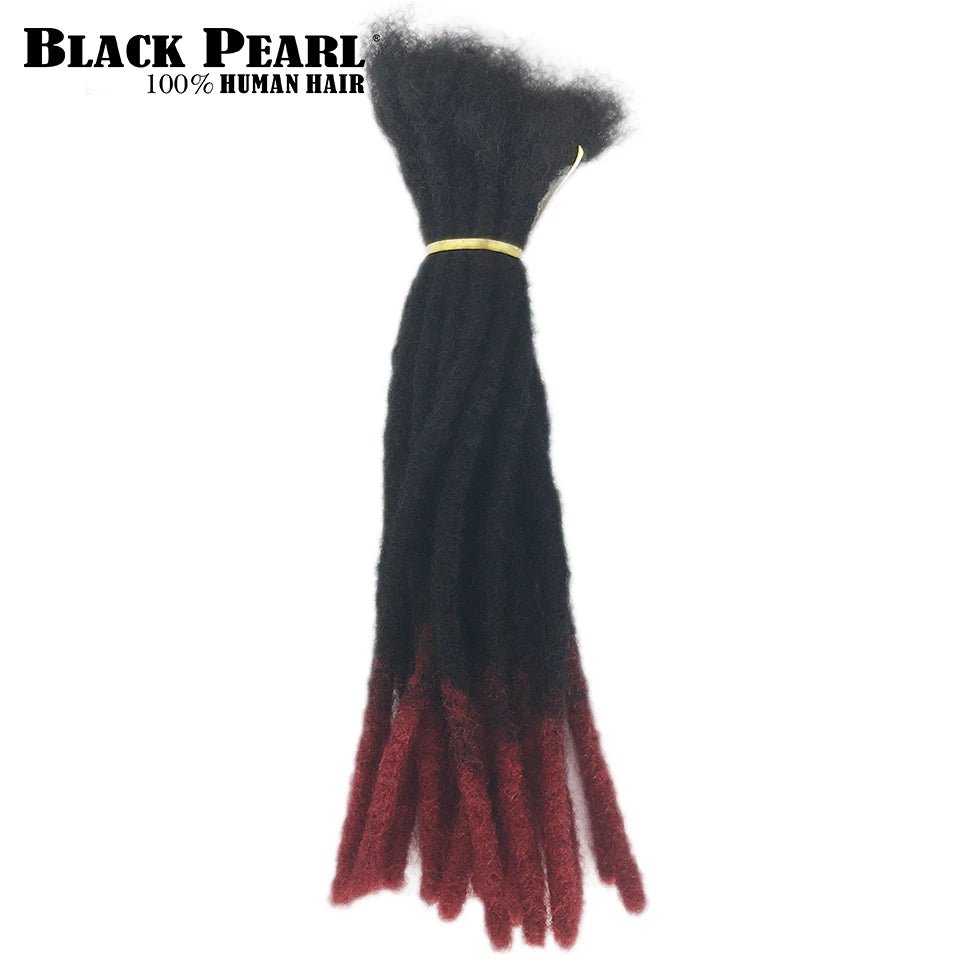 Human Hair Dreadlocks Loc Extensions Kinky Straight 100% Human Hair Dreadlocks Extensions 100% Human Hair Dreadlock Extensions - MAGUSTA BEAUTY