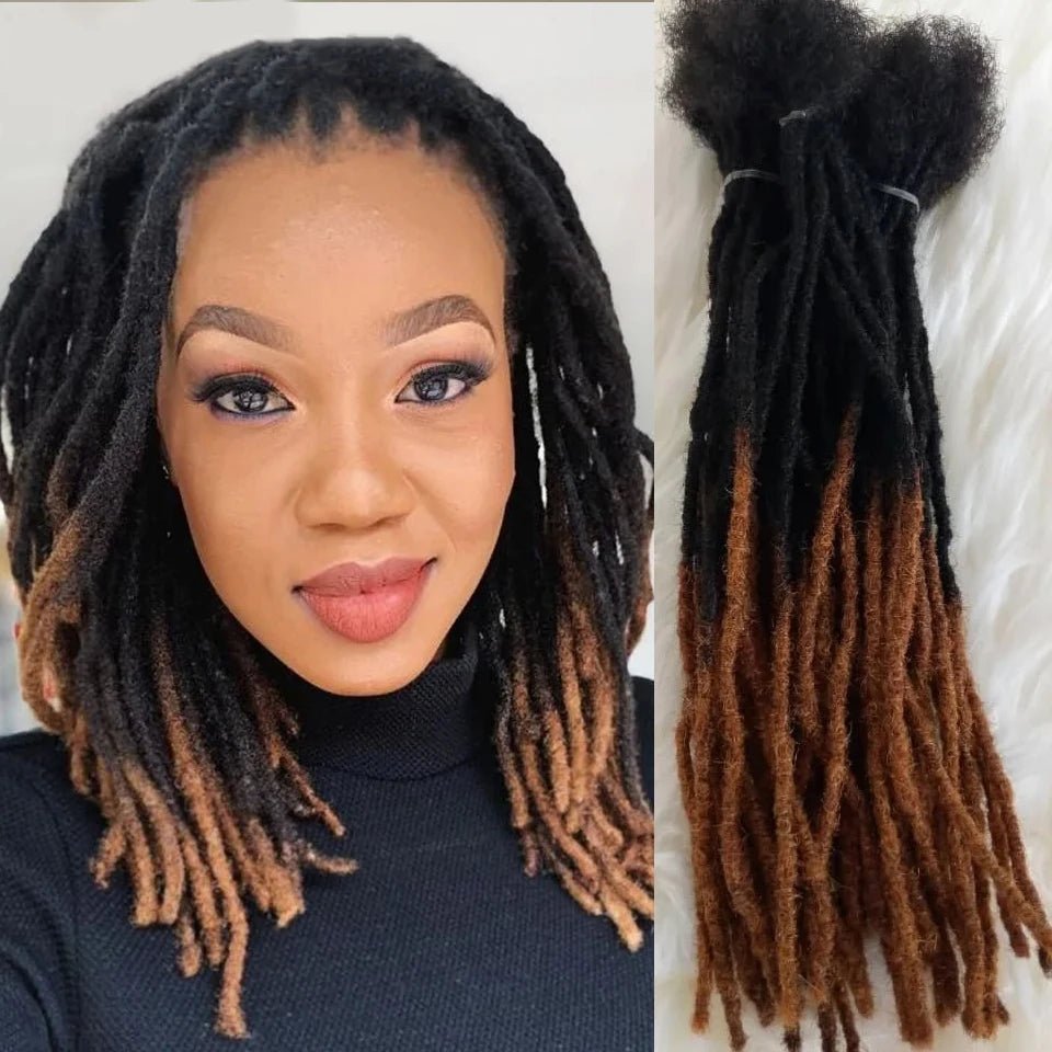 Human Hair Dreadlocks Loc Extensions Kinky Straight Wholesale Crochet Braids Brazilian Remy Hair Extensions 10 20 40 60 Strands - MAGUSTA BEAUTY