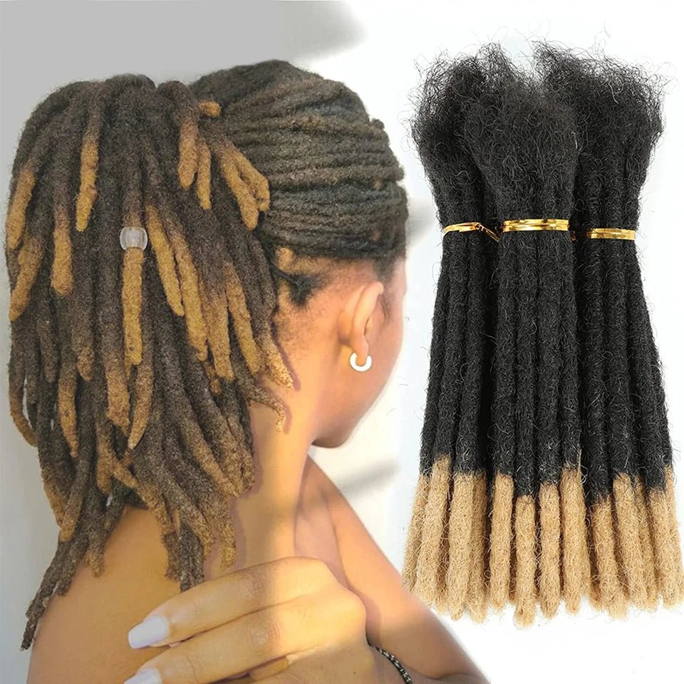 Human Hair Dreadlocks Loc Extensions Kinky Straight Wholesale Crochet Braids Brazilian Remy Hair Extensions 10 20 40 60 Strands - MAGUSTA BEAUTY