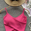  Irregular Casual Sport Camisole Women Strap Design Solid Fashion 2023 Y2K Elegant Ladies Chic Slim Tank Tops - MAGUSTA BEAUTY