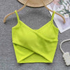  Irregular Casual Sport Camisole Women Strap Design Solid Fashion 2023 Y2K Elegant Ladies Chic Slim Tank Tops - MAGUSTA BEAUTY