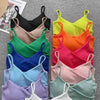  Irregular Casual Sport Camisole Women Strap Design Solid Fashion 2023 Y2K Elegant Ladies Chic Slim Tank Tops - MAGUSTA BEAUTY
