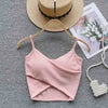  Irregular Casual Sport Camisole Women Strap Design Solid Fashion 2025 Y2K Elegant Ladies Chic Slim Tank Tops - MAGUSTA BEAUTY