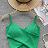  Irregular Casual Sport Camisole Women Strap Design Solid Fashion 2025 Y2K Elegant Ladies Chic Slim Tank Tops - MAGUSTA BEAUTY