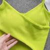  Irregular Casual Sport Camisole Women Strap Design Solid Fashion 2025 Y2K Elegant Ladies Chic Slim Tank Tops - MAGUSTA BEAUTY