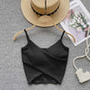  Irregular Casual Sport Camisole Women Strap Design Solid Fashion 2025 Y2K Elegant Ladies Chic Slim Tank Tops - MAGUSTA BEAUTY