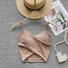  Irregular Casual Sport Camisole Women Strap Design Solid Fashion 2025 Y2K Elegant Ladies Chic Slim Tank Tops - MAGUSTA BEAUTY