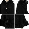Japanese Liz Sweet Princess Faux Rabbit Fur Cape Coat Women Autumn Winter Fur Jacket Loose Clock Rhinestone Bow Hooded Coat - MAGUSTA BEAUTY
