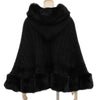 Japanese Liz Sweet Princess Faux Rabbit Fur Cape Coat Women Autumn Winter Fur Jacket Loose Clock Rhinestone Bow Hooded Coat - MAGUSTA BEAUTY