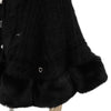 Japanese Liz Sweet Princess Faux Rabbit Fur Cape Coat Women Autumn Winter Fur Jacket Loose Clock Rhinestone Bow Hooded Coat - MAGUSTA BEAUTY