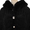 Japanese Liz Sweet Princess Faux Rabbit Fur Cape Coat Women Autumn Winter Fur Jacket Loose Clock Rhinestone Bow Hooded Coat - MAGUSTA BEAUTY