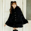 Japanese Liz Sweet Princess Faux Rabbit Fur Cape Coat Women Autumn Winter Fur Jacket Loose Clock Rhinestone Bow Hooded Coat - MAGUSTA BEAUTY