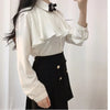 Korea Chic Tops Blusas Japan Style Elegant Hot Cute Preppy Girls Work Button White Shirts Retro Flhjlwoc Fashion Women Blouses - MAGUSTA BEAUTY