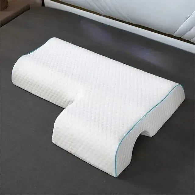 Left Right Arm Couple Pillow Orthopedic Memory Foam Protect Cervical Vertebra Release Arm Pain Pressure Pillow for Side Sleeper - MAGUSTA BEAUTY