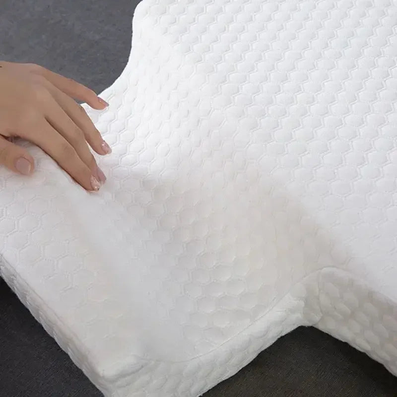 Left Right Arm Couple Pillow Orthopedic Memory Foam Protect Cervical Vertebra Release Arm Pain Pressure Pillow for Side Sleeper - MAGUSTA BEAUTY