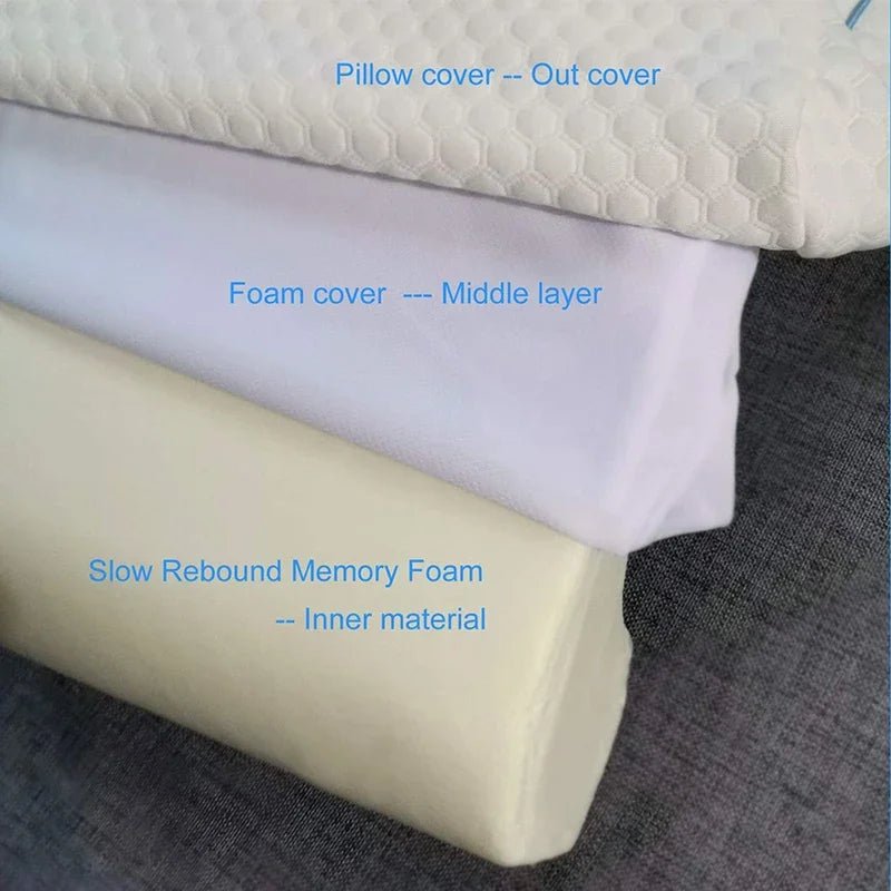 Left Right Arm Couple Pillow Orthopedic Memory Foam Protect Cervical Vertebra Release Arm Pain Pressure Pillow for Side Sleeper - MAGUSTA BEAUTY