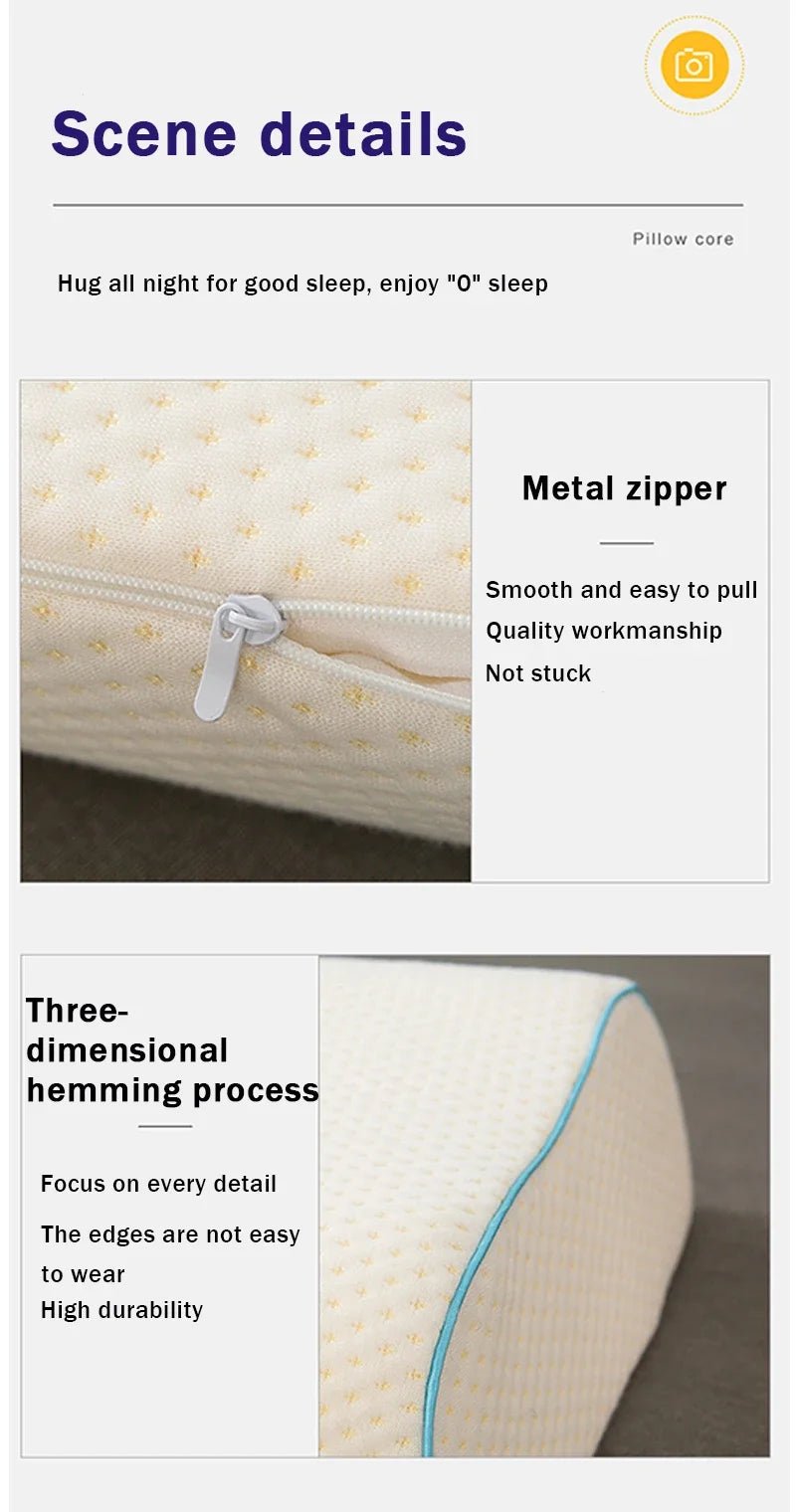 Left Right Arm Couple Pillow Orthopedic Memory Foam Protect Cervical Vertebra Release Arm Pain Pressure Pillow for Side Sleeper - MAGUSTA BEAUTY