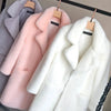 Lmitation Mink Plush Fur Coat Female 2021 Winter Thick High end Rex Rabbit Hair Fur Coats Plus size Warm Women Faux Fur Coats - MAGUSTA BEAUTY