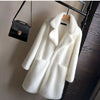 Lmitation Mink Plush Fur Coat Female 2021 Winter Thick High end Rex Rabbit Hair Fur Coats Plus size Warm Women Faux Fur Coats - MAGUSTA BEAUTY