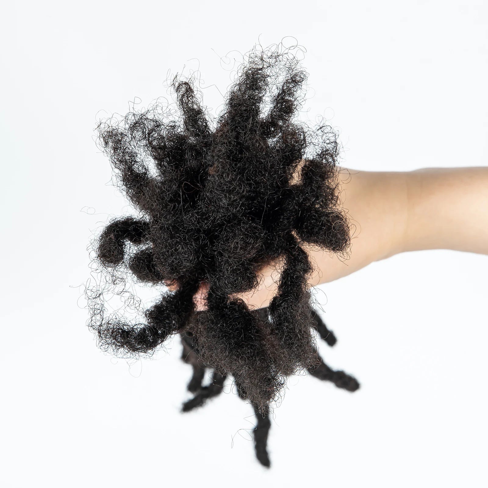 Loc Extension Human Hair 0.6cm Width 8inch 50 Strands Handmade Dreadlock Inter Extension Human Hair for Women/Men/Kids - MAGUSTA BEAUTY
