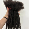 Loc Extension Human Hair 0.6cm Width 8inch 50 Strands Handmade Dreadlock Inter Extension Human Hair for Women/Men/Kids - MAGUSTA BEAUTY