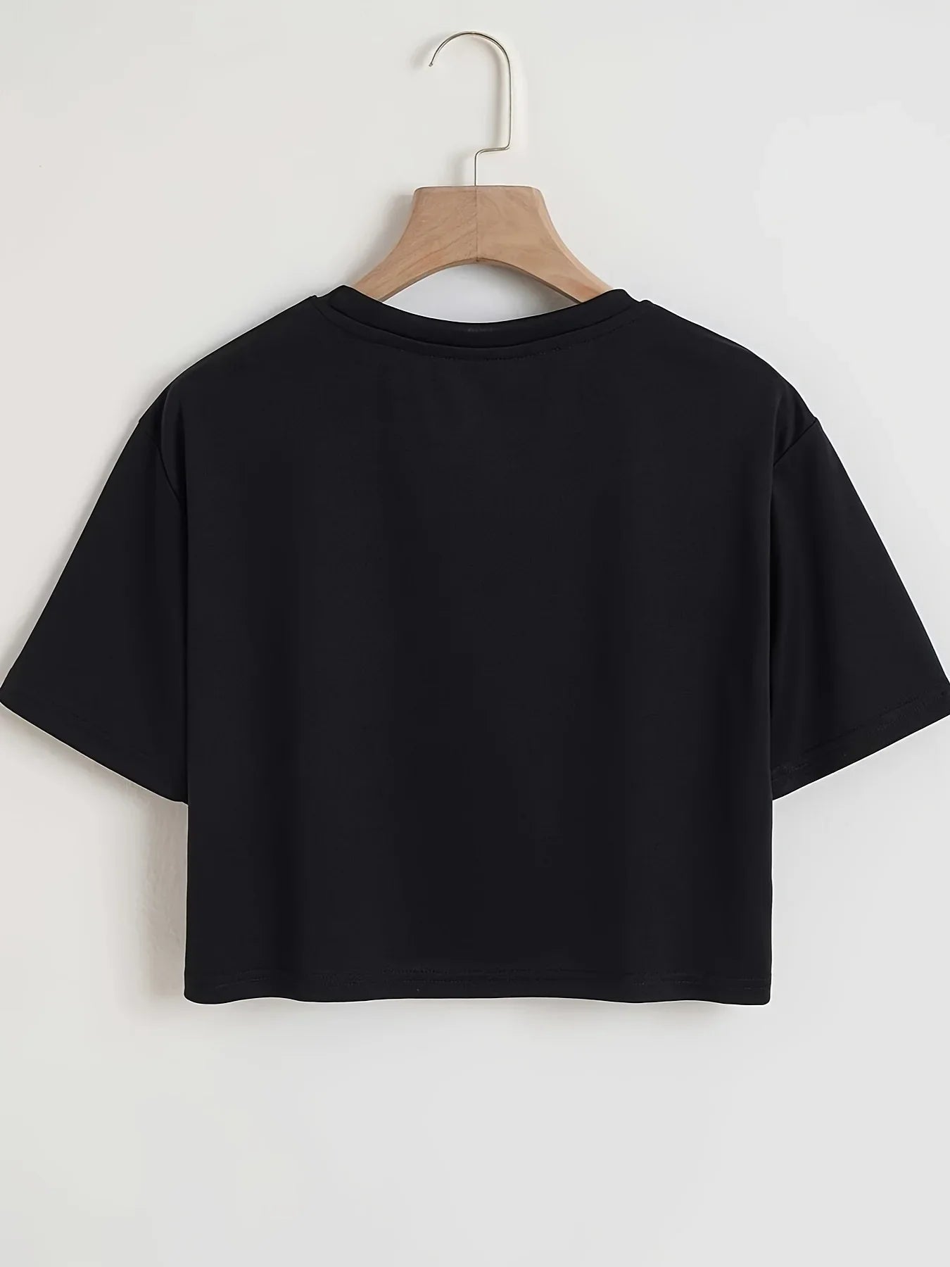Los Angeles Number 91 Graphic Round Neck Sports Crop T-shirt Crew Neck Casual Running Workout Crop Top Women's Activewear - MAGUSTA BEAUTY