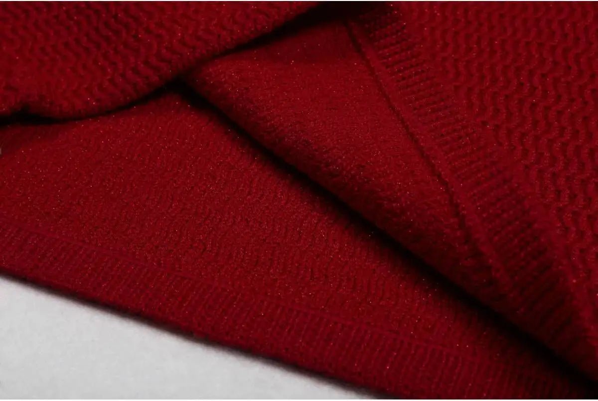 Luxury Crystal Long Evening Dresses Women 2 Piece Women Skirt Suits Beading Knitting Cardigans Sweater Long Pencil Skirts Sets - MAGUSTA BEAUTY
