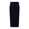 Luxury Crystal Long Evening Dresses Women 2 Piece Women Skirt Suits Beading Knitting Cardigans Sweater Long Pencil Skirts Sets - MAGUSTA BEAUTY