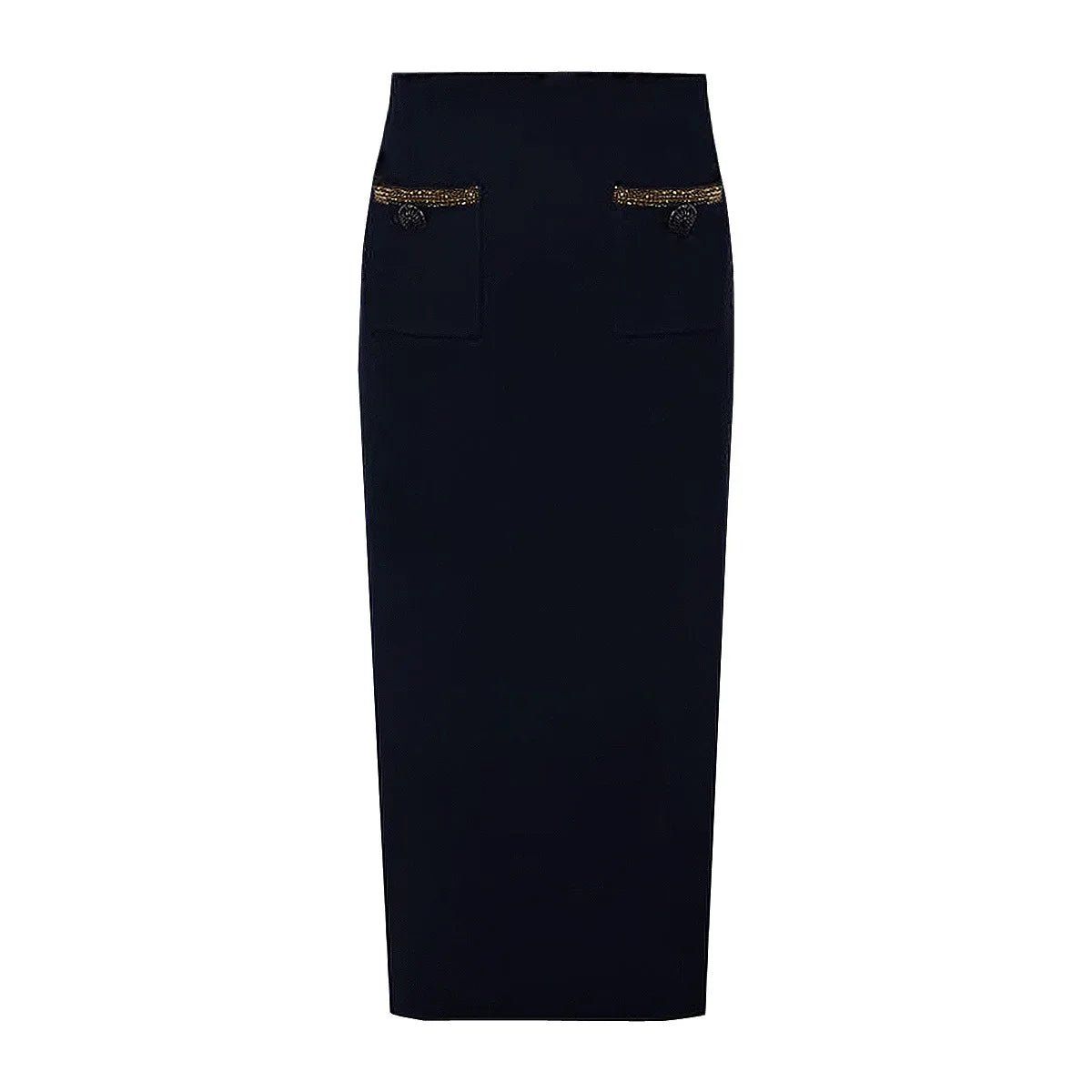 Luxury Crystal Long Evening Dresses Women 2 Piece Women Skirt Suits Beading Knitting Cardigans Sweater Long Pencil Skirts Sets - MAGUSTA BEAUTY