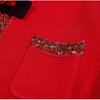 Luxury Crystal Long Evening Dresses Women 2 Piece Women Skirt Suits Beading Knitting Cardigans Sweater Long Pencil Skirts Sets - MAGUSTA BEAUTY