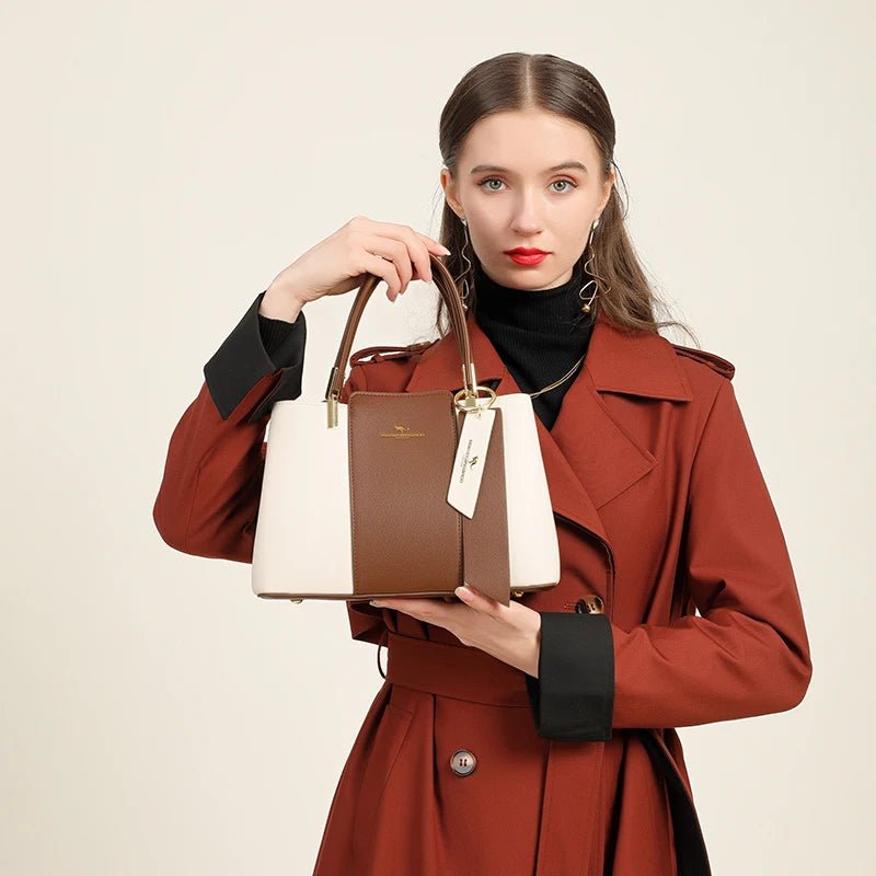 Luxury Handbag Fashion Print Large Capacity Soft Leather Women Shoulder Crossbody Bag Leisure Designer Ladies Purses and Handbag - MAGUSTA BEAUTY